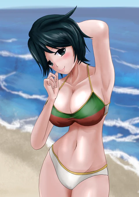 突然蠱惑的な態度をとってくることがある最上くん その2  #艦これ