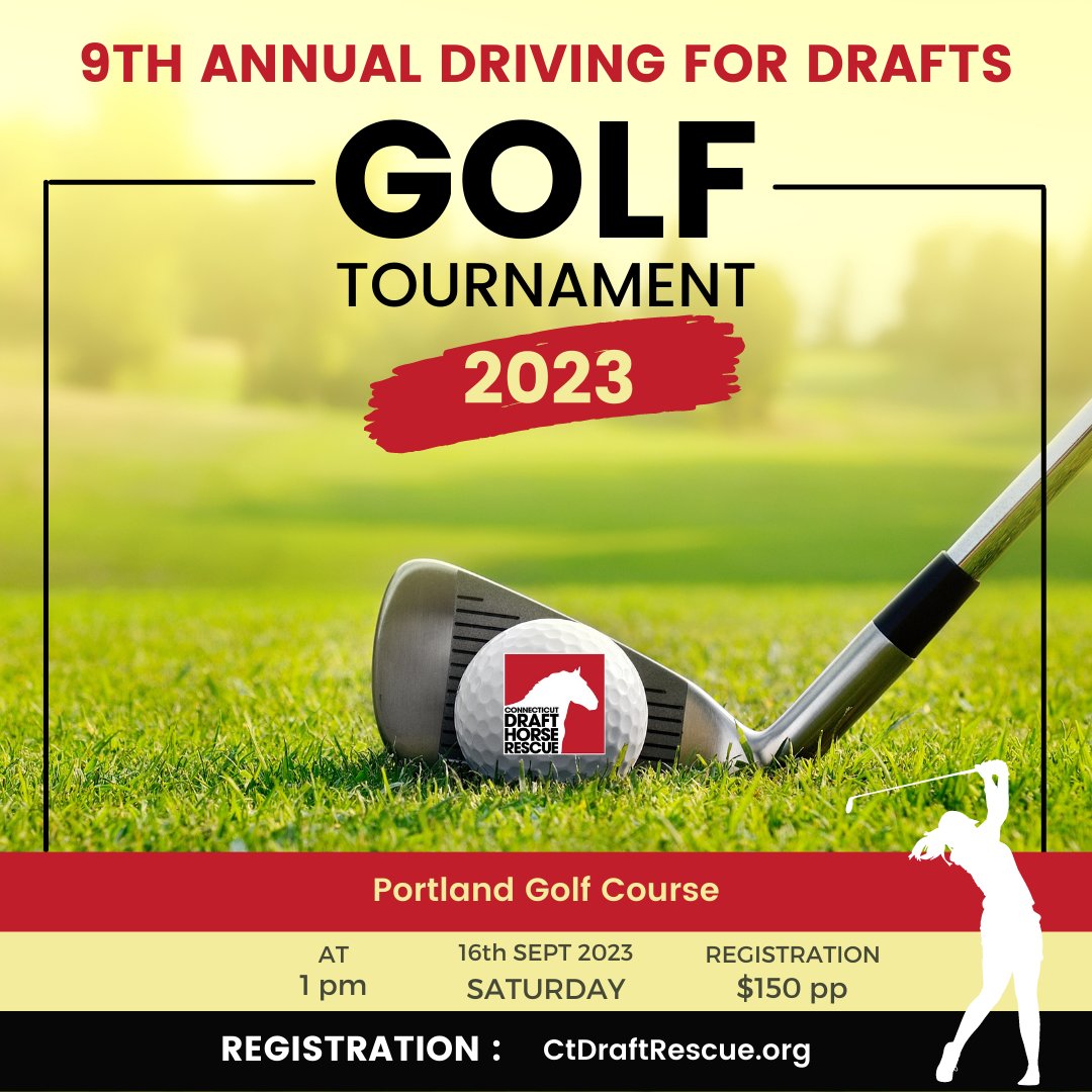 CTDraftRescue's tweet photo. Dust off those clubs and get your foursome ready...it's our 9th ANNUAL DRIVING FOR DRAFTS GOLF TOURNAMENT!To register your foursome: https://t.co/WpciHFOhVi https://t.co/hwiAagPqEt