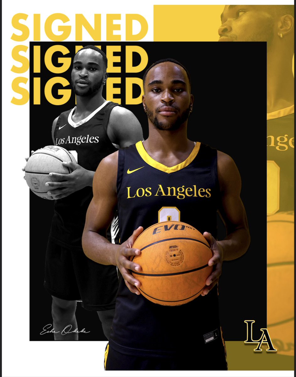 💥💥💥It’s Official! We’re excited to announce the signing of @Echenextdoor #WeAreLA Eche is an versatile 6’5 Forward from Northern California. Great addition to our 2023 recruiting class! @LAGoldenEagles
