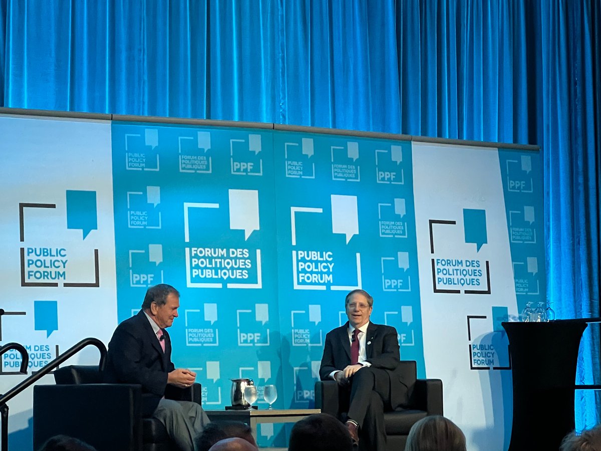 Pleased to be joined by my colleague 
@A_Lockhart at the  @ppforumca #PPFAwards in Fredericton. 

Very engaging discussion with @egreenspon and former NB Premier Frank McKenna covering key economic issues facing Atlantic Canada.