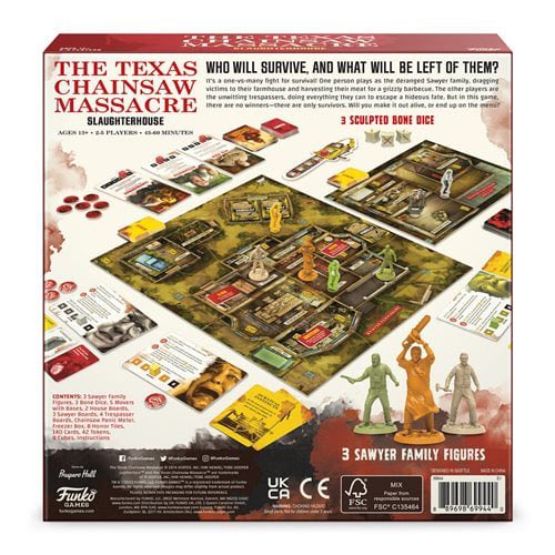 FunkoPOPsNews's tweet photo. Who knew you could make the chainsaw massacre into a board game 🤔 even comes with bone dice https://t.co/vqUO95LzP9