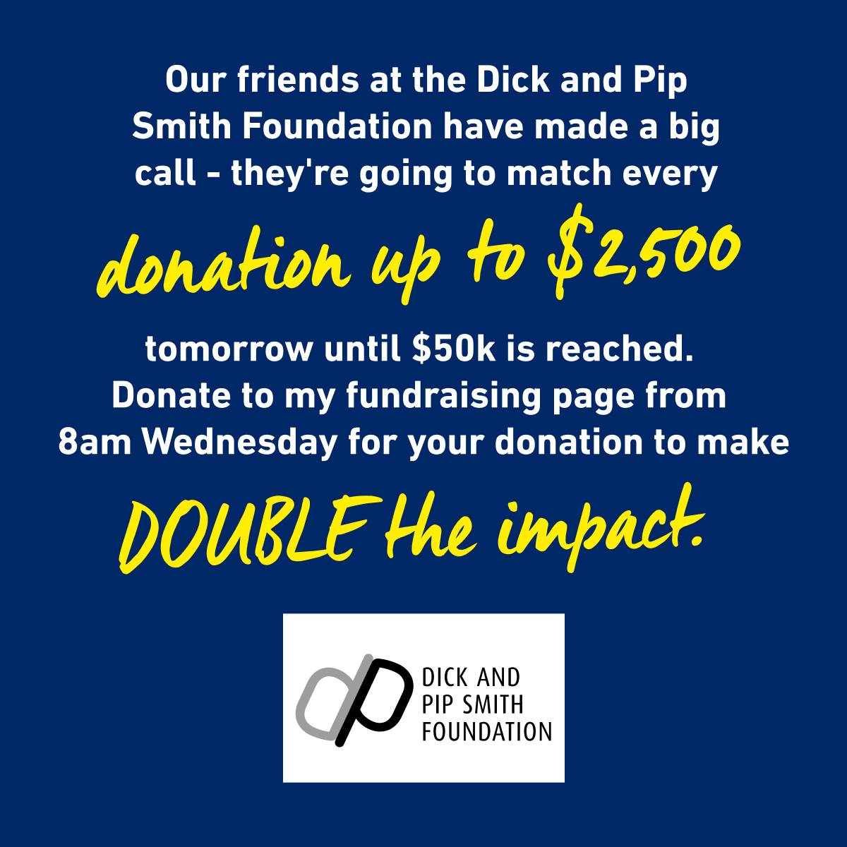 It's double your impact day for <a href="/VinniesAust/">@VinniesAustralia</a> <a href="/CEOSleepout/">CEOSleepout</a> - can you help me with a #matched #donation? Help break the cycle of #homelessness here:
ceosleepout.org.au/fundraisers/ni…