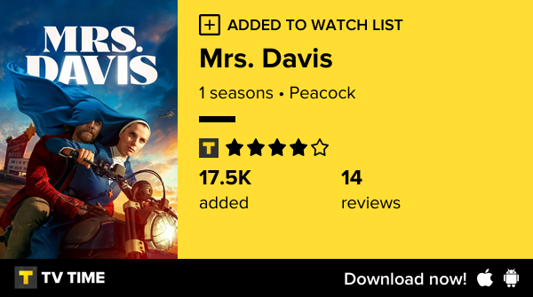 MatiAs301286's tweet photo. I've just started following Mrs. Davis https://t.co/zIB5XfSpmf #tvtime https://t.co/PdnweGx5Og