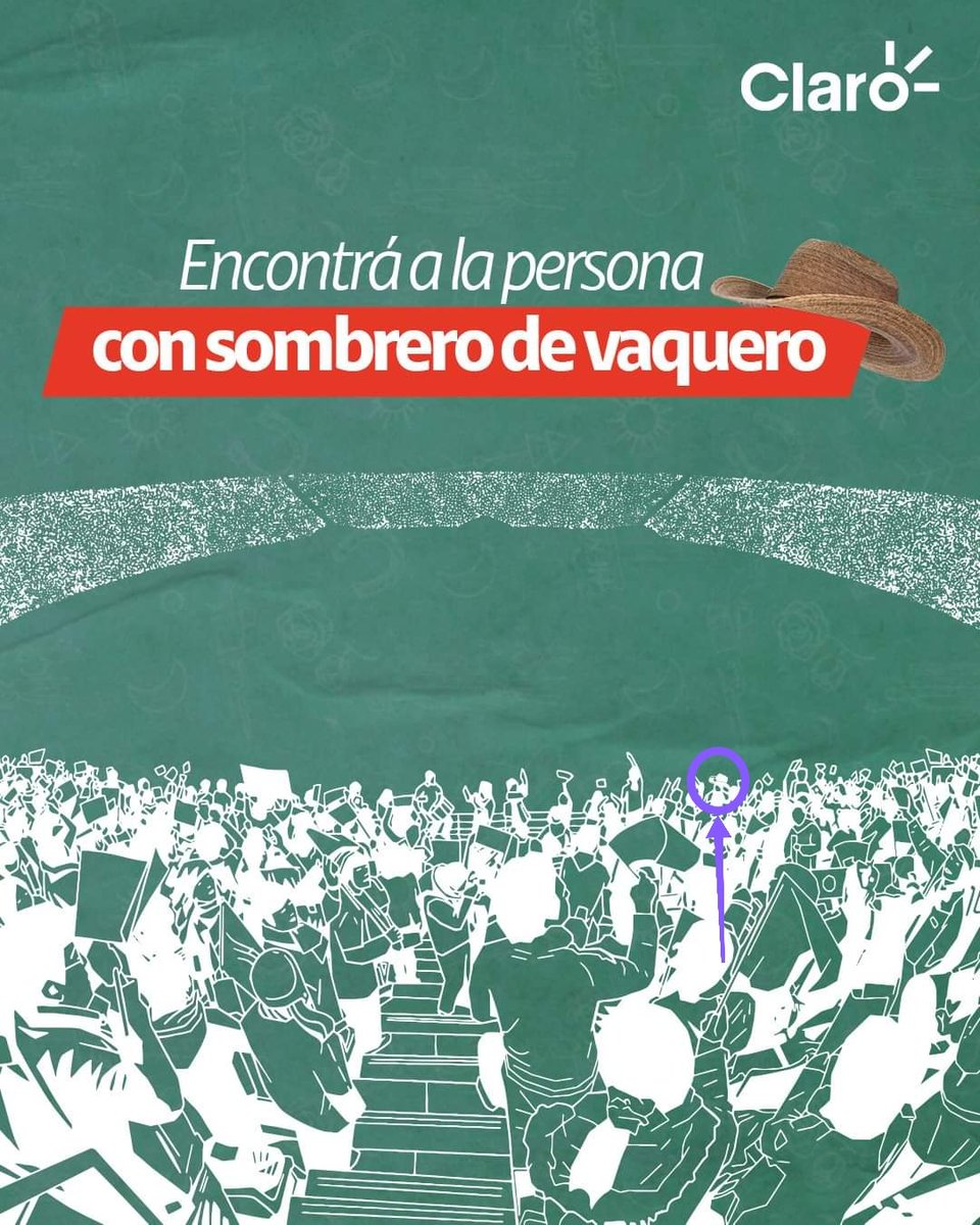 wedagome's tweet photo. @ClaroNicaragua Justamente acá se encuentra la persona con sombrero 
#AmoGanarConClaro #ClaroQueSí https://t.co/TnzJutcyC6