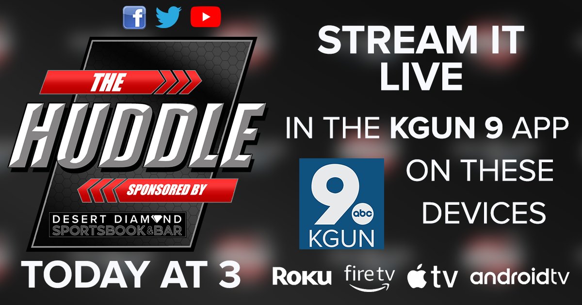 🎥 Join <a href="/PatParrisTV/">Pat Parris</a> &amp; <a href="/RyanFishTV/">Ryan Fish</a>, with <a href="/breanna_isbell/">breanna isbell</a> for THE HUDDLE today at 3. They're talking another win for the Sugar Skulls, a former Wildcat winning the NBA title, and debating which Arizona team will win a Championship next? Stream it LIVE in the KGUN 9 app.