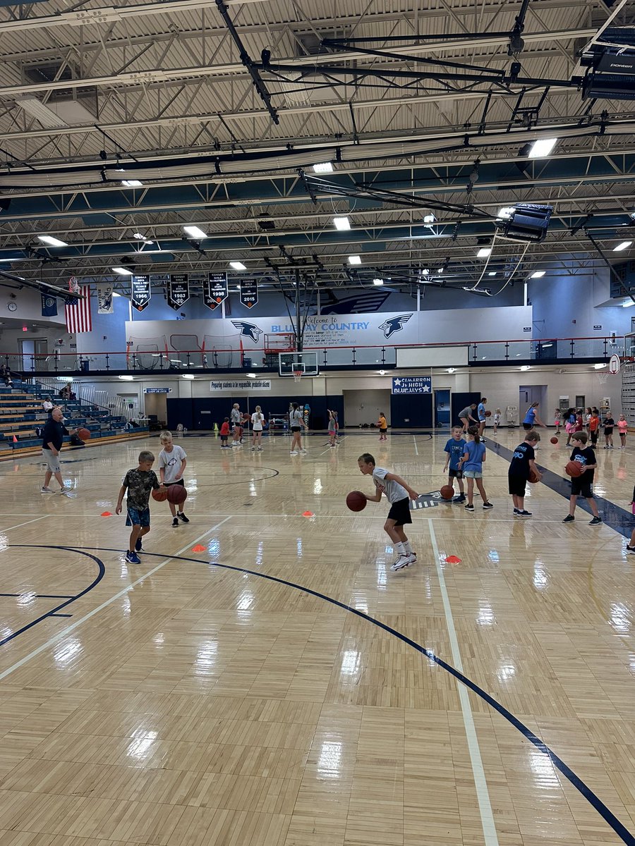 Day 2!!!! These kids and high school coaches are so awesome!!! We are having a blast!!! #COMPETE