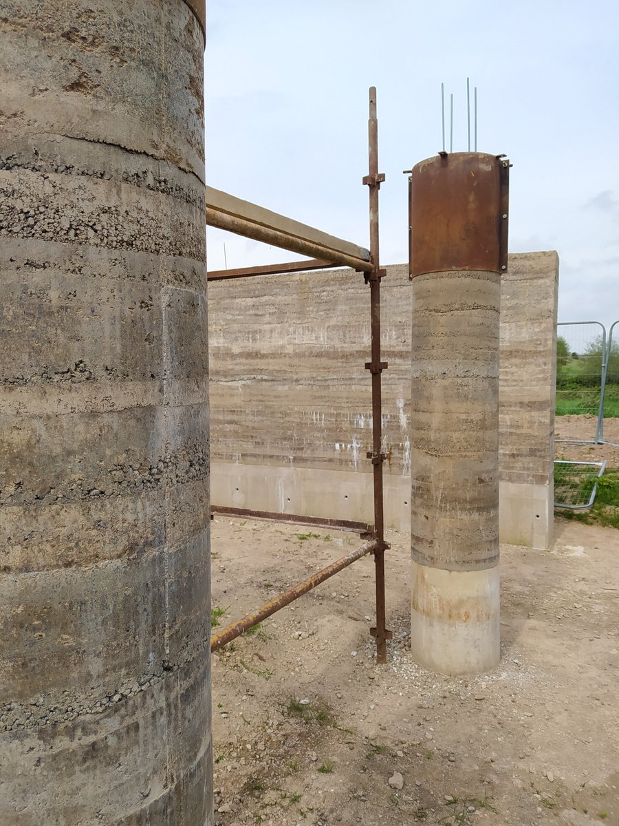 The rammed earth columns are now complete on the project "den talamh" in Tramore Valley Park 

Engineer: <a href="/ruane_kieran/">Kieran Ruane</a> 
Earth Testing: <a href="/MTUSTEMCork/">Faculty of Engineering & Science MTU Cork Campus</a> 
Clients: LennonTaylor, <a href="/corkcitycouncil/">Cork City Council</a> <a href="/creativeirl/">Creative Ireland</a> 

Beidh an tuí ag teacht....