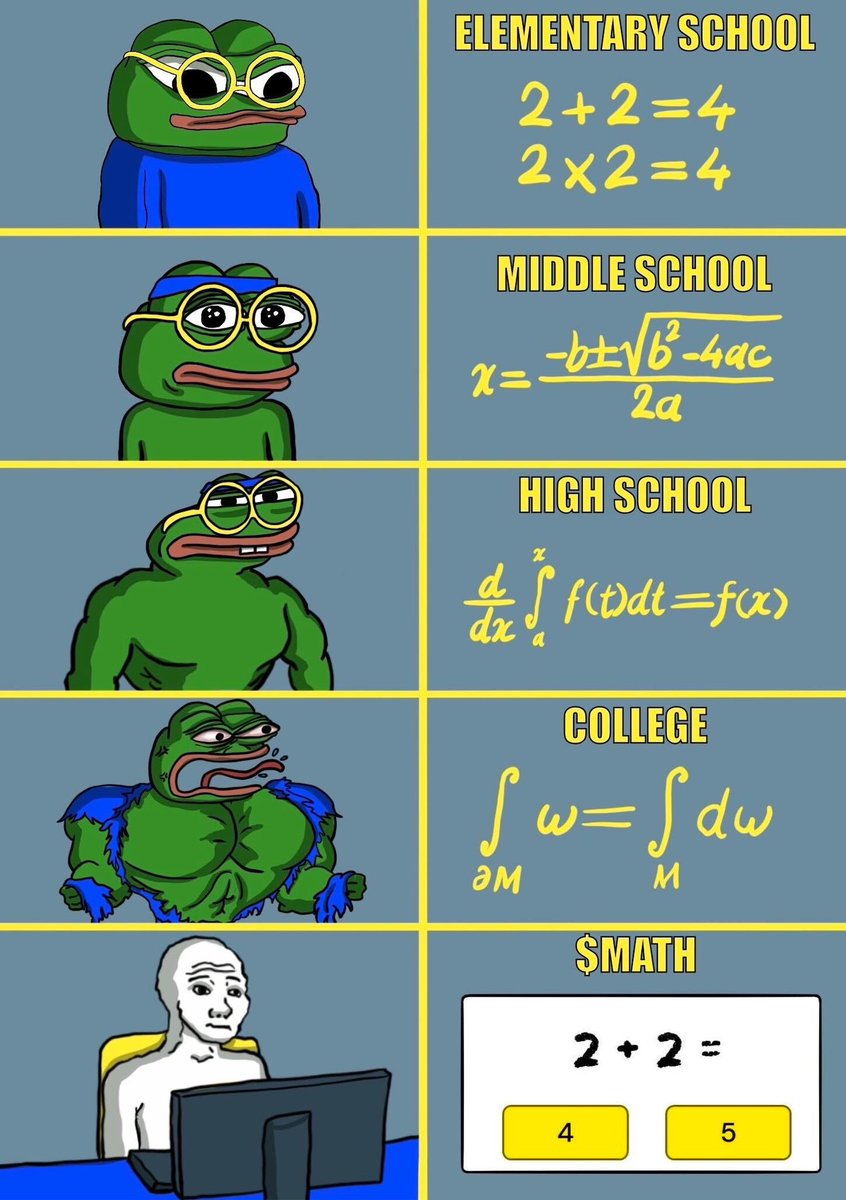 Massive announcement coming in 50 minutes.

Nerds, let’s assemble and discuss.

The $math ecosystem lives long, and our mathematicians are prepared to print.

See you for something bullish very soon.