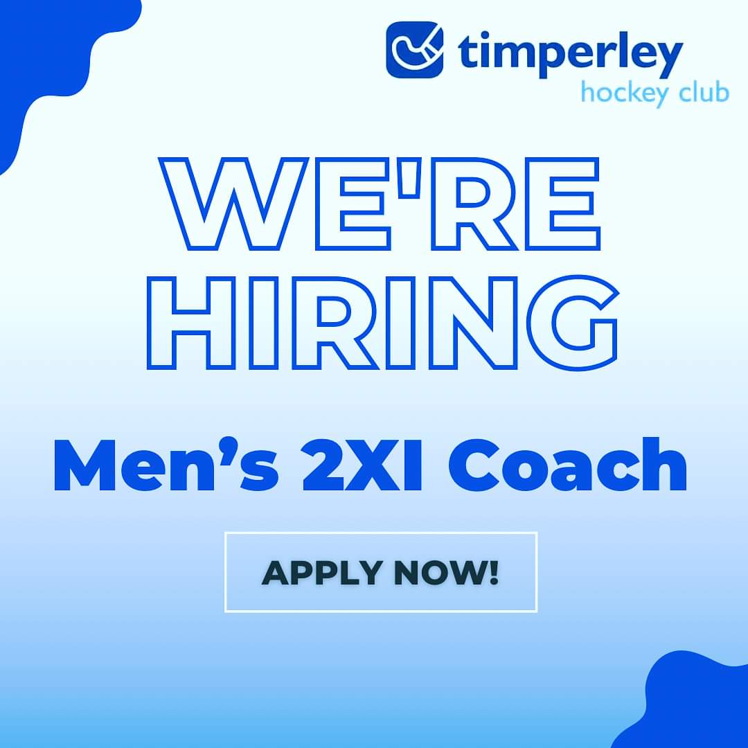 Timperley Hockey Club is still accepting applicants for the below role. Click on the below link for more information. timperleyhockeyclub.com/news/exciting-…