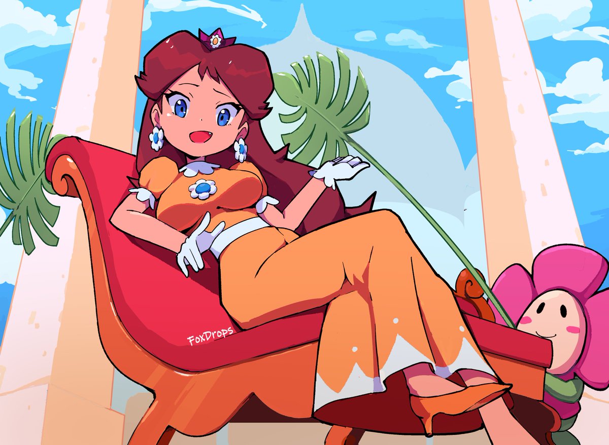 FoxDropsDraws's tweet photo. Classic desert #PrincessDaisy #Mario #Nintendo https://t.co/ZrN7yqAyOt