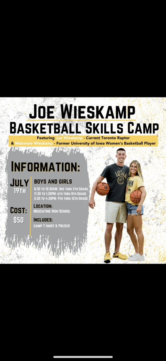 Joe Wieskamp (@jwieskamp21) on Twitter photo Super excited for Year 2! Click the link to register. Looking forward to working with you all!
secure.getmeregistered.com/get_informatio… Super excited for Year 2! Click the link to register. Looking forward to working with you all!
secure.getmeregistered.com/get_informatio…