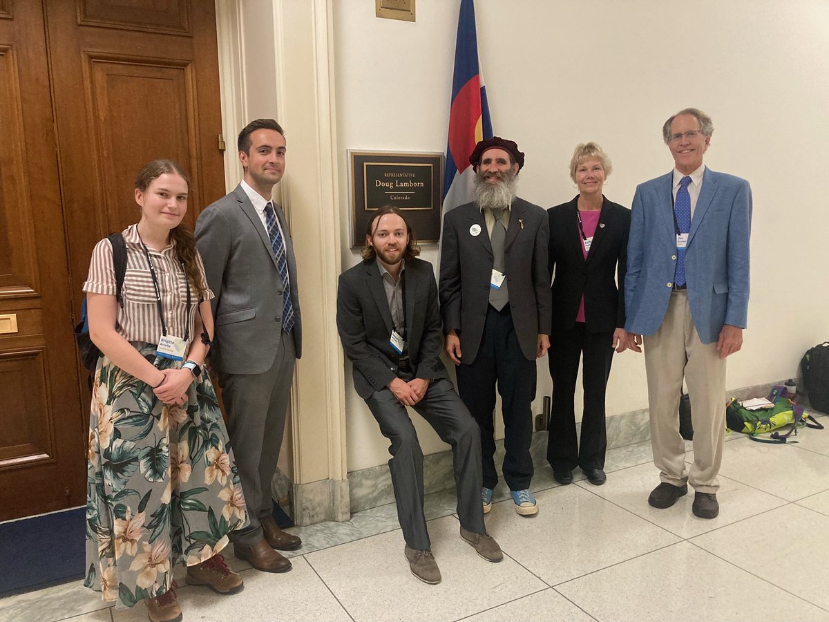 flwyd's tweet photo. Had a fantastic and engaging conversation with @RepDLamborn staffer Alec Esteban and @CCL_CO about energy policy and permitting reform. This Congress has a great opportunity to speed up the delivery of the clean energy economy! https://t.co/pgoXfXjZxm