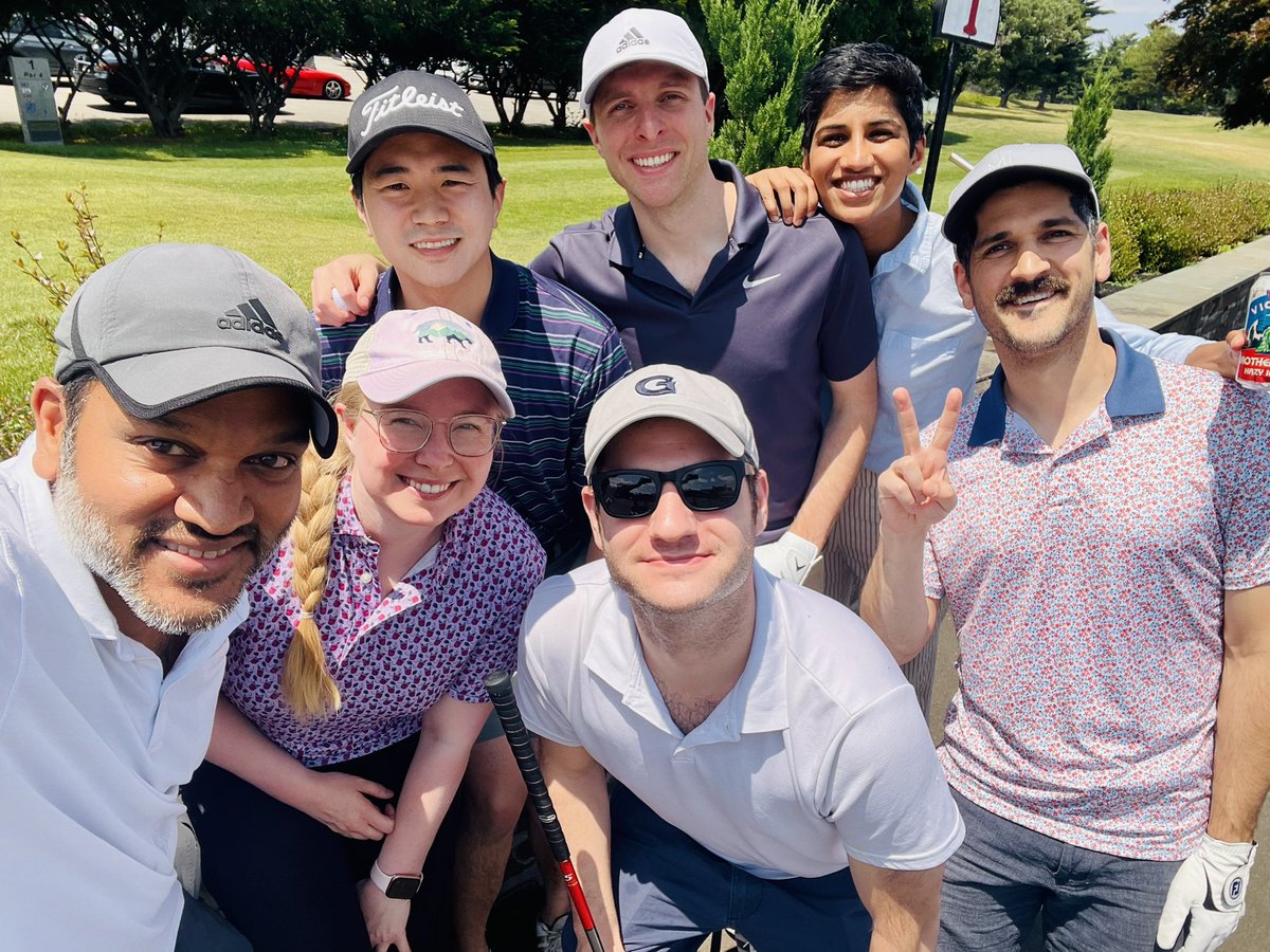 TempleCards's tweet photo. Thanks @pravinp8 for putting ⛳️ up with us for the last 3 years! You’re the best PD by par 🏌️‍♀️🏌️‍♂️@VaidyAnika @msdmsdoms @davidcollins_89 @CarabelliEvan @kkfrench29 and Ned! Such a fun day with perfect weather ☀️ https://t.co/Kur6rP2YBJ