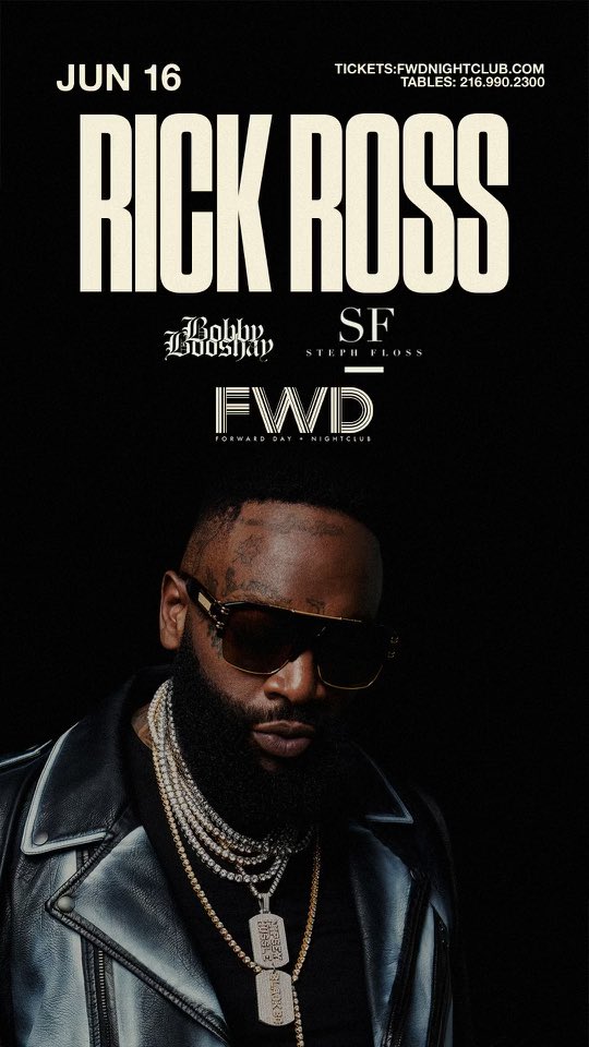 BobbyBooshay216's tweet photo. This Friday myself &amp; @djstephfloss are holding it down for @RickRoss 

@FWDnightclub https://t.co/6osEiYY9g3