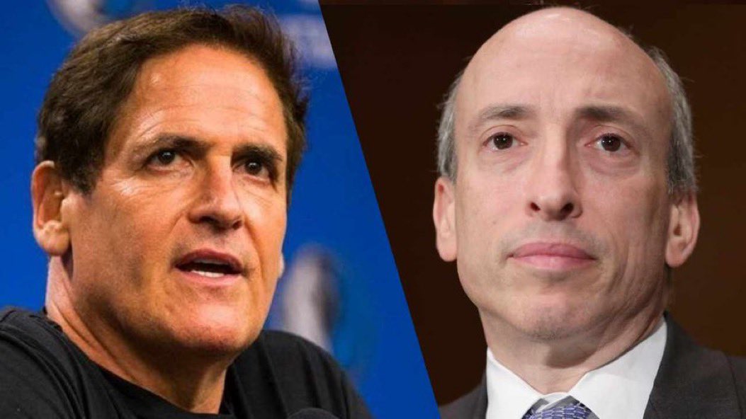 Babylon Bee Crypto (@babylonbeetoken) on Twitter photo JUST IN: Mark Cuban (<a href="/mcuban/">Mark Cuban</a>) offers <a href="/GaryGensler/">Gary Gensler</a> a position on Shark Tank; FTX advisor, <a href="/kevinolearytv/">Kevin O'Leary aka Mr. Wonderful</a>, backs decision.
#FireGaryGensler #SEC JUST IN: Mark Cuban (<a href="/mcuban/">Mark Cuban</a>) offers <a href="/GaryGensler/">Gary Gensler</a> a position on Shark Tank; FTX advisor, <a href="/kevinolearytv/">Kevin O'Leary aka Mr. Wonderful</a>, backs decision.
#FireGaryGensler #SEC