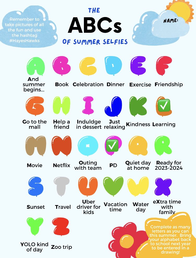 So much learning about Amira today! Loved running into Mrs. Harwell during our training! #HayesHawks <a href="/KRadzicki/">Kim Radzicki</a>