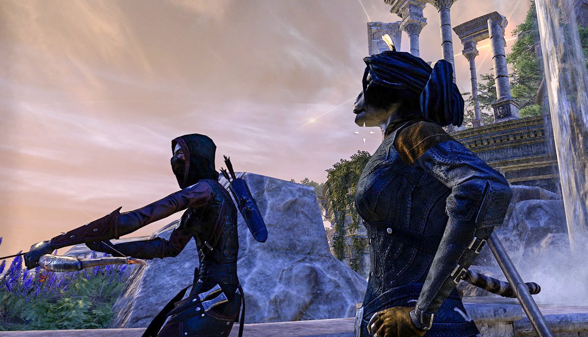 VetustaZ's tweet image. an effective pairing, in a fascinating world #vetustazeta 👩🏾🏴‍☠️ &amp;amp; Ascuas #tamriel #ElderScrollsOnline #TESO #Bethesda #VirtualPhotography #PhotoMode #VGPUnite #XBOX #XboxSeriesX