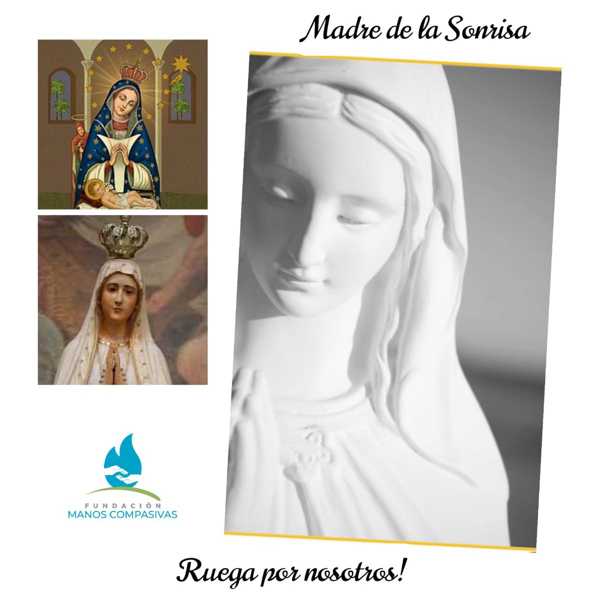 manoscompasivas's tweet photo. Madre, Señora y Maestra, ruega por nosotros!
#ManosCompasivas https://t.co/wnq61t6Z14
