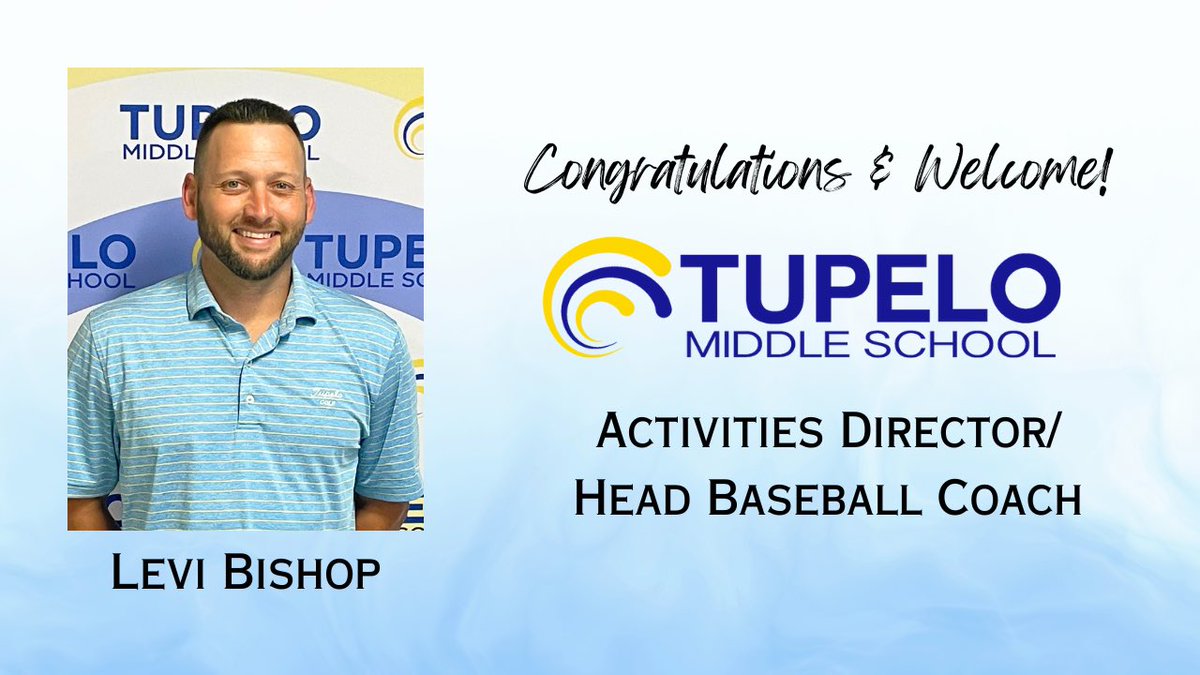 We are so excited to welcome Levi Bishop to TMS! #TPSD #GoWave