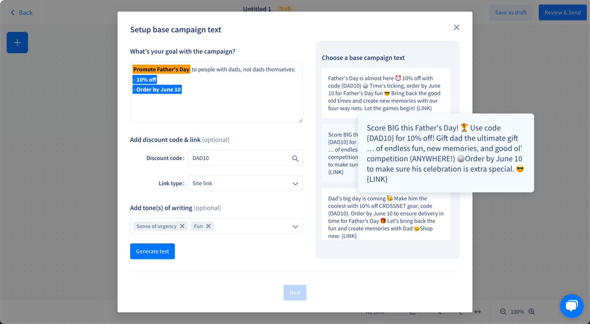 AaronOrendorff's tweet photo. Sneak peek at what brand-identity + persona-based AI can do.

We’ll reveal the results next week with @chrismeadej and a panel of absolute ringers … https://t.co/2D2qTKdQUL