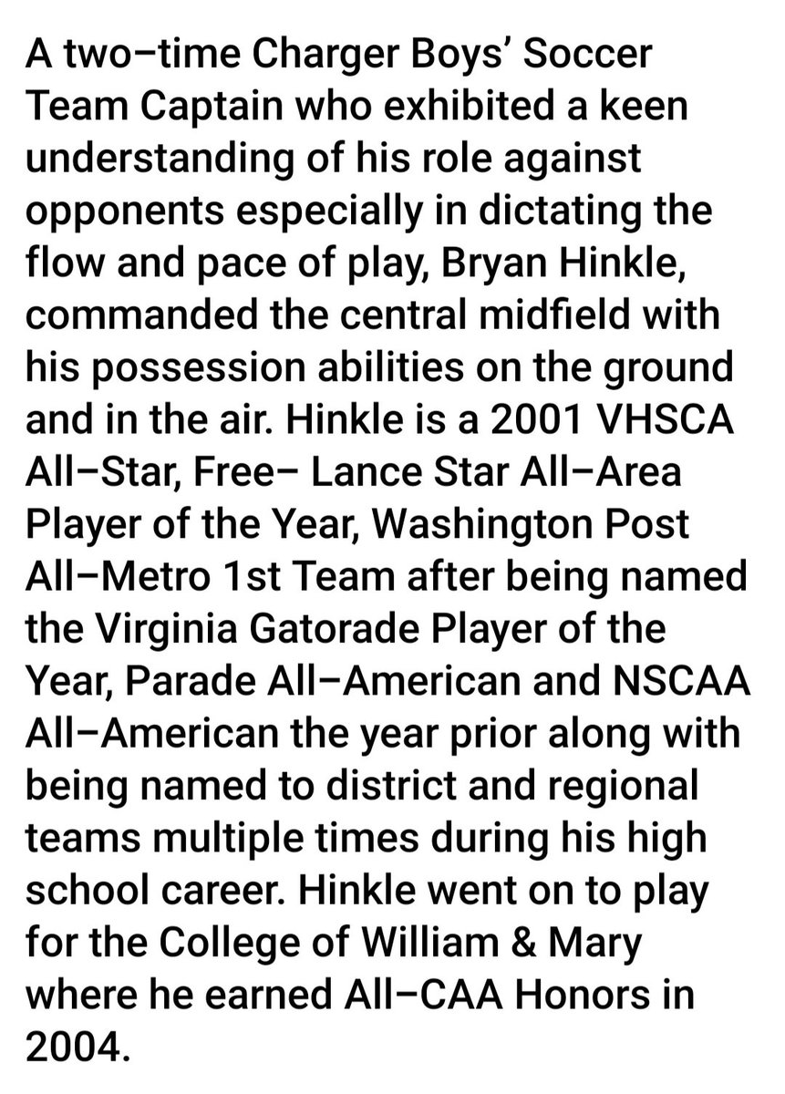 Congratulations 
Chancellor Hall of Fame
#LeadtheCharge 
..more info in the comments
@FLSVarsity @ChancellorHS @ChargerChaos @ChargersPxP @ChancellorTrack @CHHSChargersFB