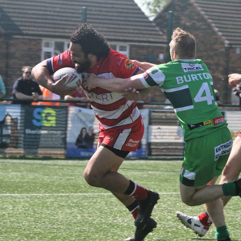 Roughyeds's tweet photo. "He was pretty much unstoppable when at top speed near the line and he could easily have had four or five tries."