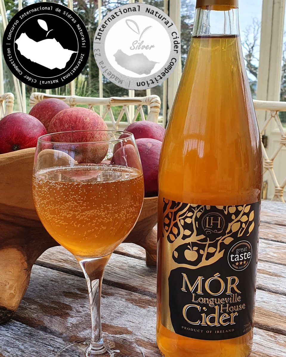 Longueville Mór Cider won silver at the International Natural Cider Competition, Madeira 23.🥃🥳☘️

Read about the story of the competition here from one of the judges. ⬇️
ciderexplorer.wordpress.com/?fbclid=PAAaYv…

#irishcider #awardwinning #tastelongueville