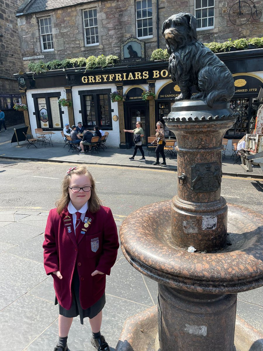 stninianshigh's tweet photo. We were so proud of Joy, our S6 pupil who attended a National Inclusion Ambassadors meeting today at the Grassmarket Centre in Edinburgh.  She also took advantage of the beautiful weather to squeeze in some sight seeking and some well known Harry Potter spots! https://t.co/RKqGJv6A5q