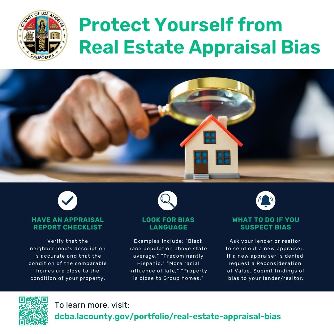 Los Angeles County on Twitter "Real Estate Appraisal Bias occurs when
