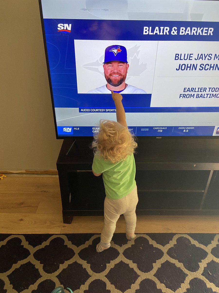 Shanner_12's tweet photo. @BlueJays I think you’ve got your littlest big fan in John Schneider ! #fistpump #gojays 🤛🏻 https://t.co/gO6bw1NEm3