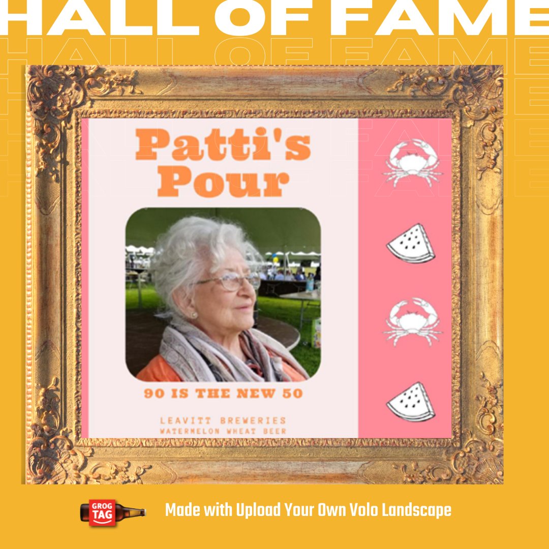 Patti is out here trying to let us know that you can still have a pour of the good stuff at 90. Cheers to that!

grogtag.com/blog/531