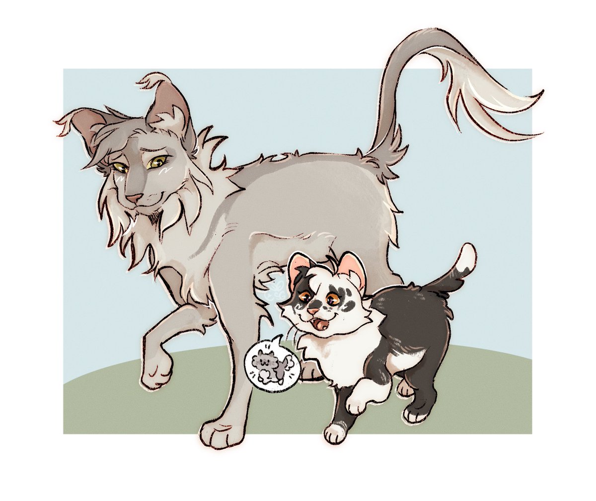 _StemGinger_'s tweet photo. Off to visit Twig and Alder 💖
#warriorcats #needletail #violetshine https://t.co/DypL7uH1AH