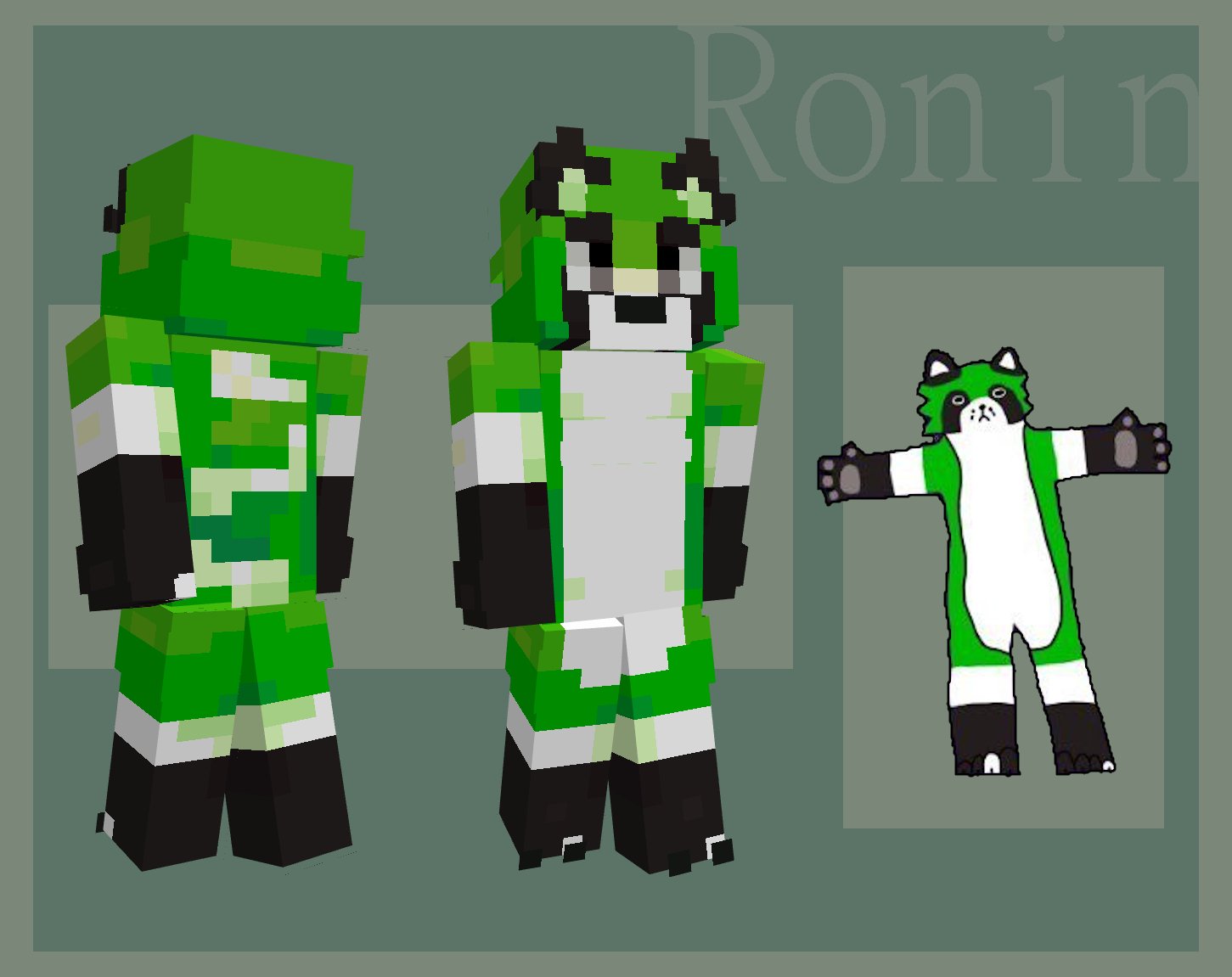 Overdue skin request #1: Macaronin Minecraft Skin