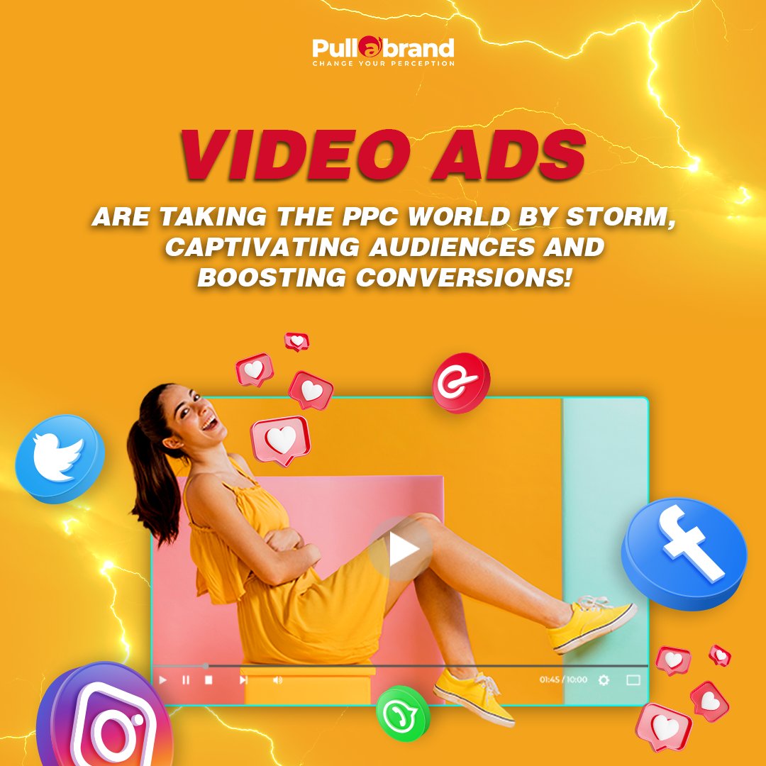 pullabrand's tweet image. Lights, Camera, Conversions! 🎬✨ Get ready to experience the power of video ads as they set the PPC world ablaze! 
#PPC #pullabrand #BrandBuilding #design #websitedesign #ContentMarketing #webdesign #seo #affiliatemarketing #smm #socialmediamarketing #contentmarketing