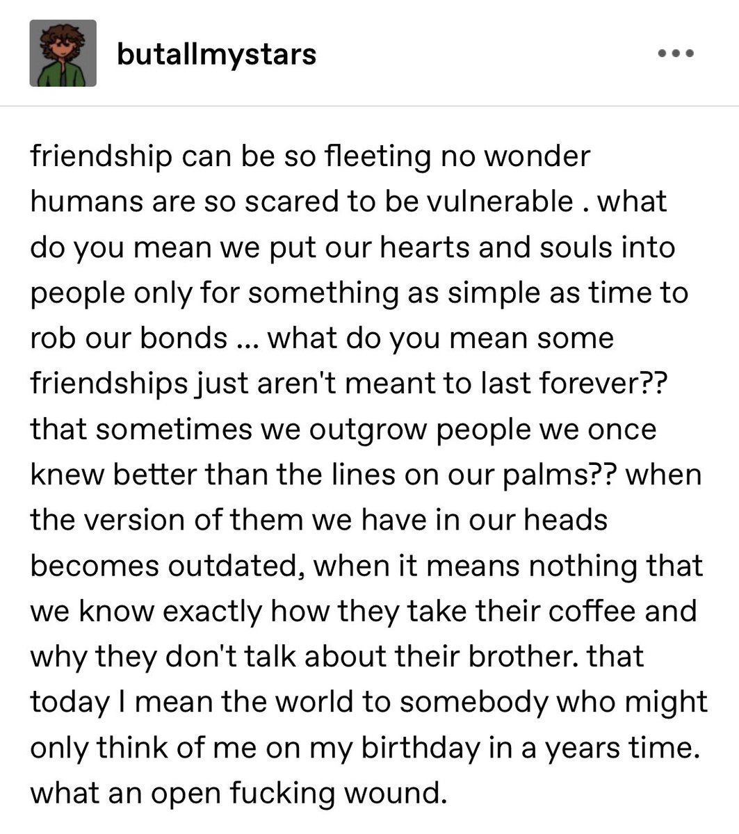 this felt like someone ripped my heart out