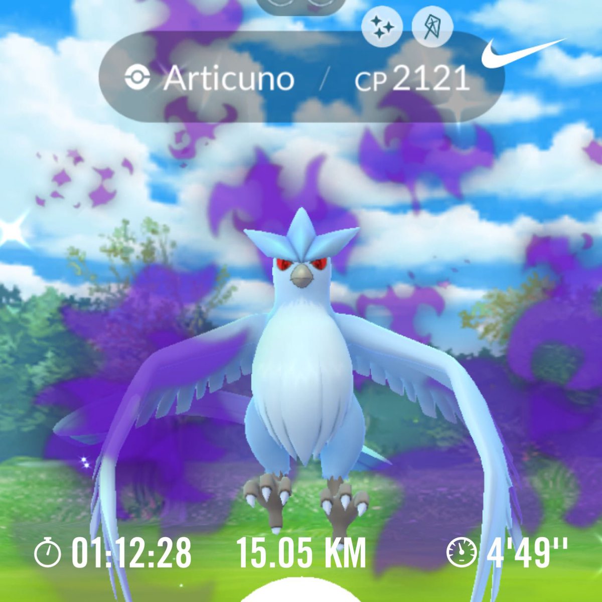 Bonbonvolio's tweet image. One and done on #articuno #shadowraid. 🎉

Great run tonight. Really enjoyable. Nice and fast. 🤘🏻

#pokemongo #shiny #legendary #raid #shadow #teamrocket #run #running #15k #nikerunclub