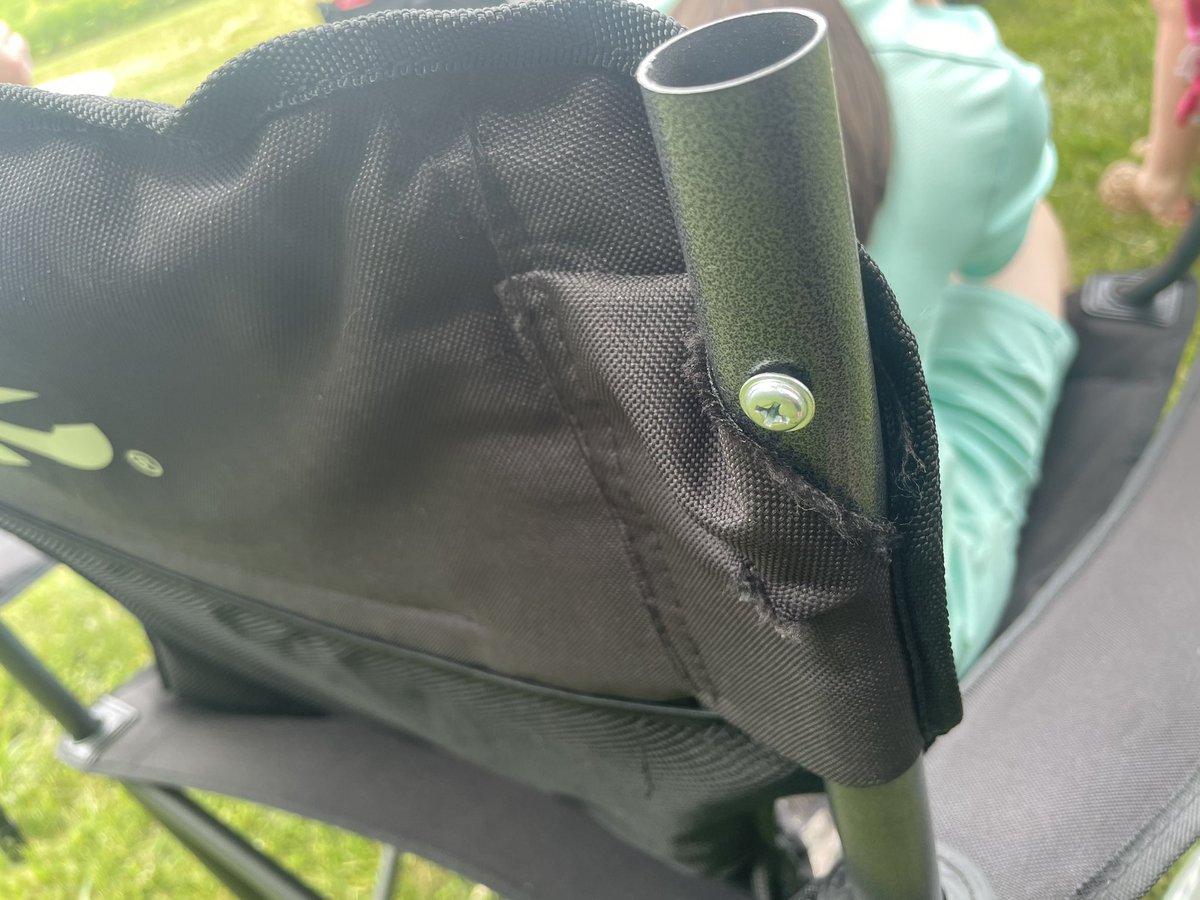 nwockase's tweet photo. @RTICCoolers  This chair is only a few months old, do you have a warranty at all? https://t.co/0rF3NO8tD4