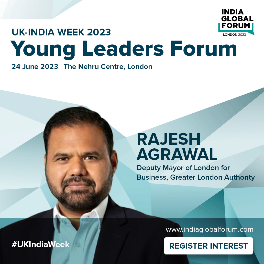 A key figure in driving economic development and promoting business opportunities in London, @RajeshAgrawal, Deputy Mayor of London for Business, will be joining us at #UKIndiaWeek 2023.

Join the Conversation
indiaglobalforum.com/Leading-with-P…

#LivingBridge #Funding
