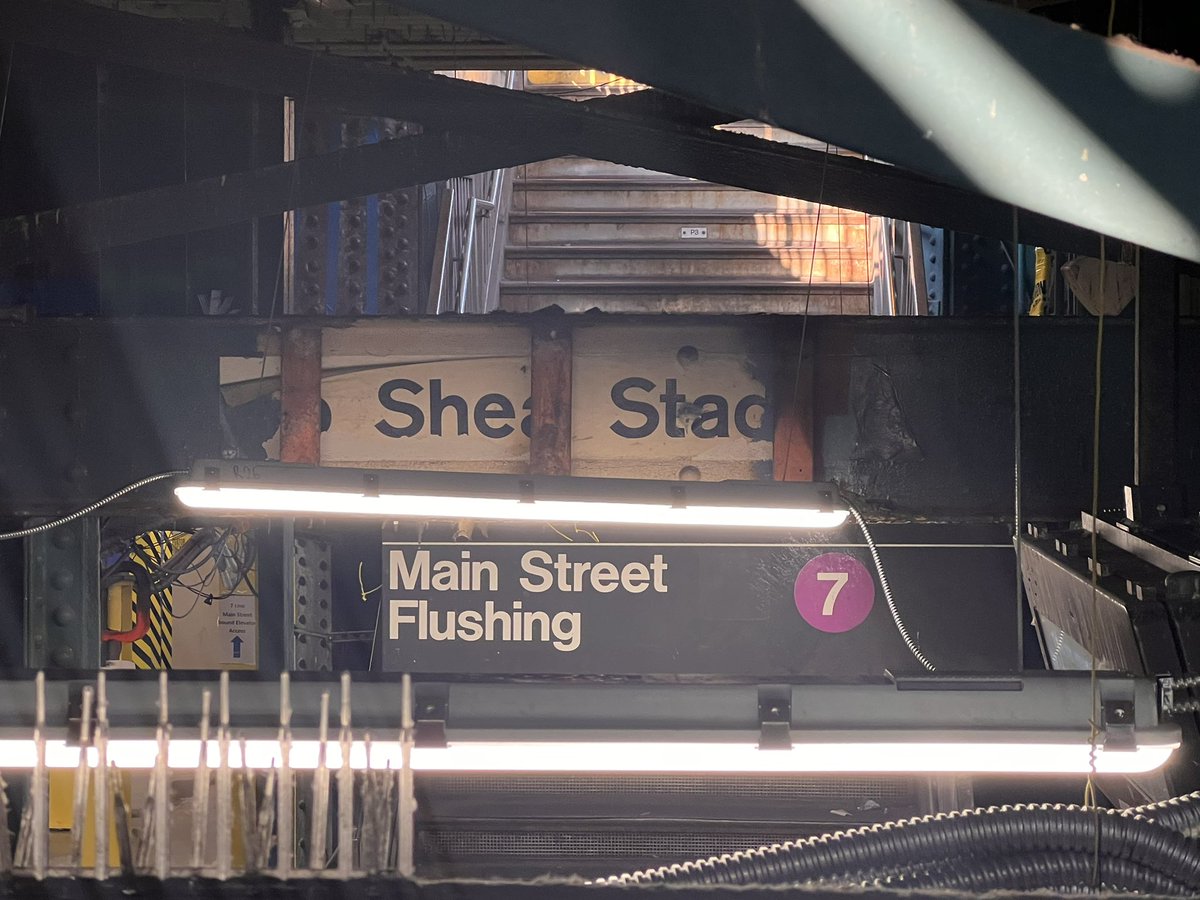 The renovation at Woodside-61st unearths a relic