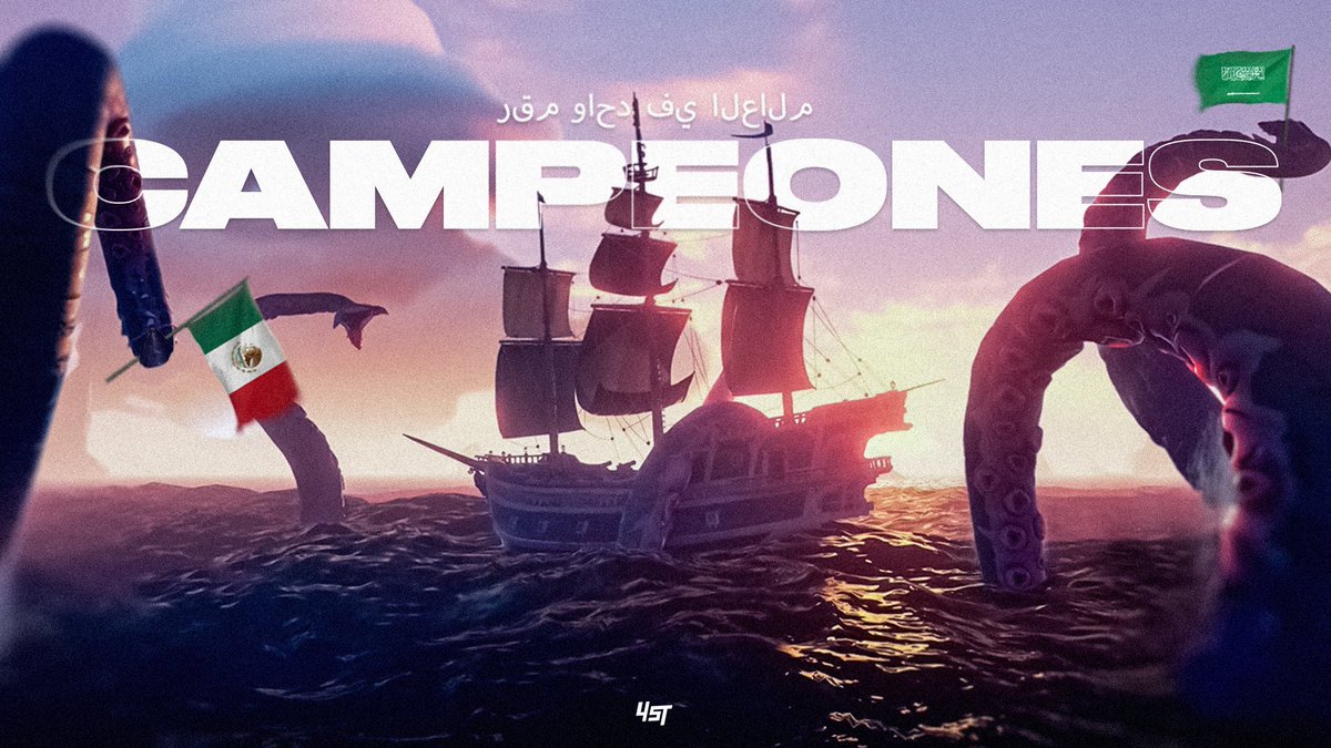 High4St's tweet image. 4ST ES CAMPEÓN.
MÉXICO ES TOP 1 🇲🇽🥇

Ganando 4/5 partidas, nos coronamos campeones de el 2v2 Global Tourney, celebrado por la Liga privada Árabe de EClubs. 

Siendo la única representación Latina.