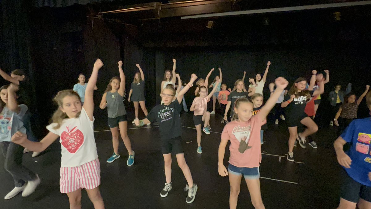 Two days down and kids are having a blast at theatre camp!