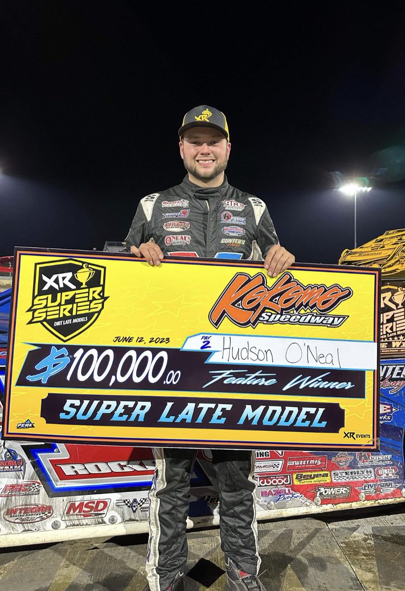 Sharp_Advantage's tweet photo. Sharp Advantage customer @HudsonONeal71 wins the big prize at Kolomo of $100,000 sitting in his custom fitted seat insert.
Congrats to @Rocket1_Racing on a great night and Thanks for welcoming us in and showing us around.
#NiceOperation #Rocket1 #Winning #Safety #Comfort https://t.co/DycgnvTzME