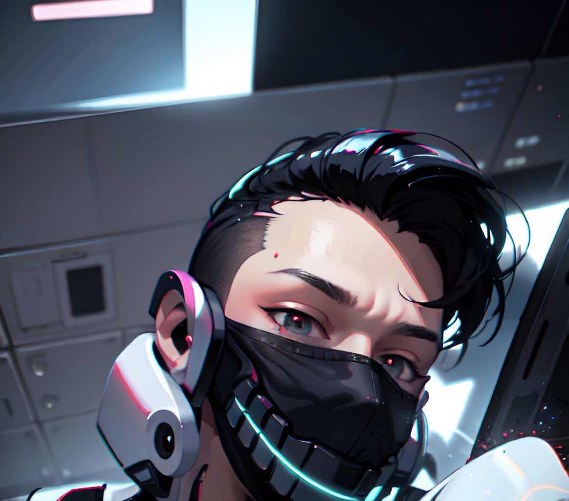 Skillzyss's tweet photo. We’re living the AI life now🗯️
#AIPFP #Cyberpunk https://t.co/A2tx19Sz1N