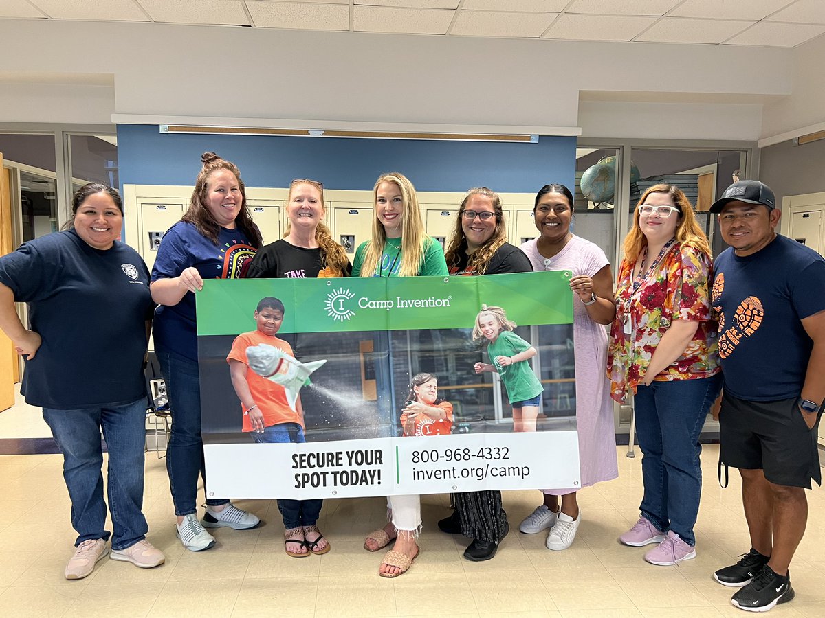 Let’s give a round of applause 👏 for the stellar <a href="/CampInvention/">Camp Invention</a> team which consists of #myIrvingISD educators and high school volunteers. 

Thank you for making this a memorable experience for students!✨