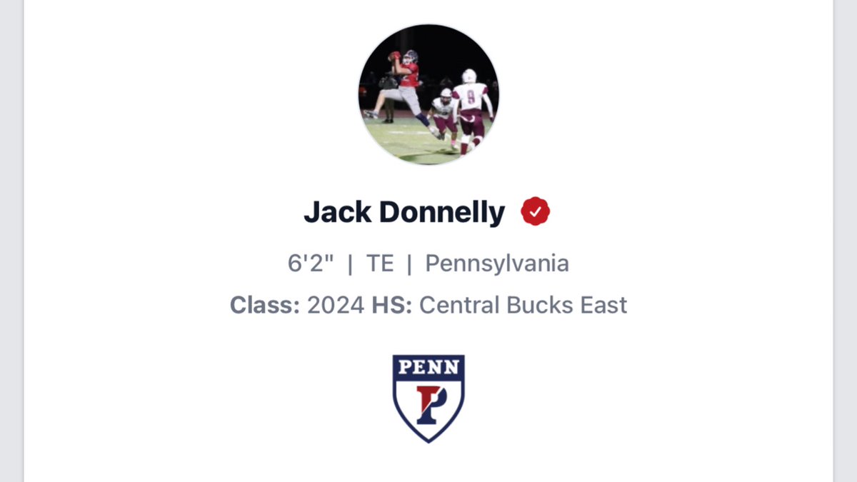 PRZVicCastillo's tweet photo. #CommitSzn
I continue to follow recent (or late) PA commitment announcements. This time, top five wideout @BrandonRehmann announces his commitment to WVU
#AlmostHeaven
Including @JackDon22 - UPenn
@AJKoukou1 - Villanova https://t.co/CJY1zKMUW7