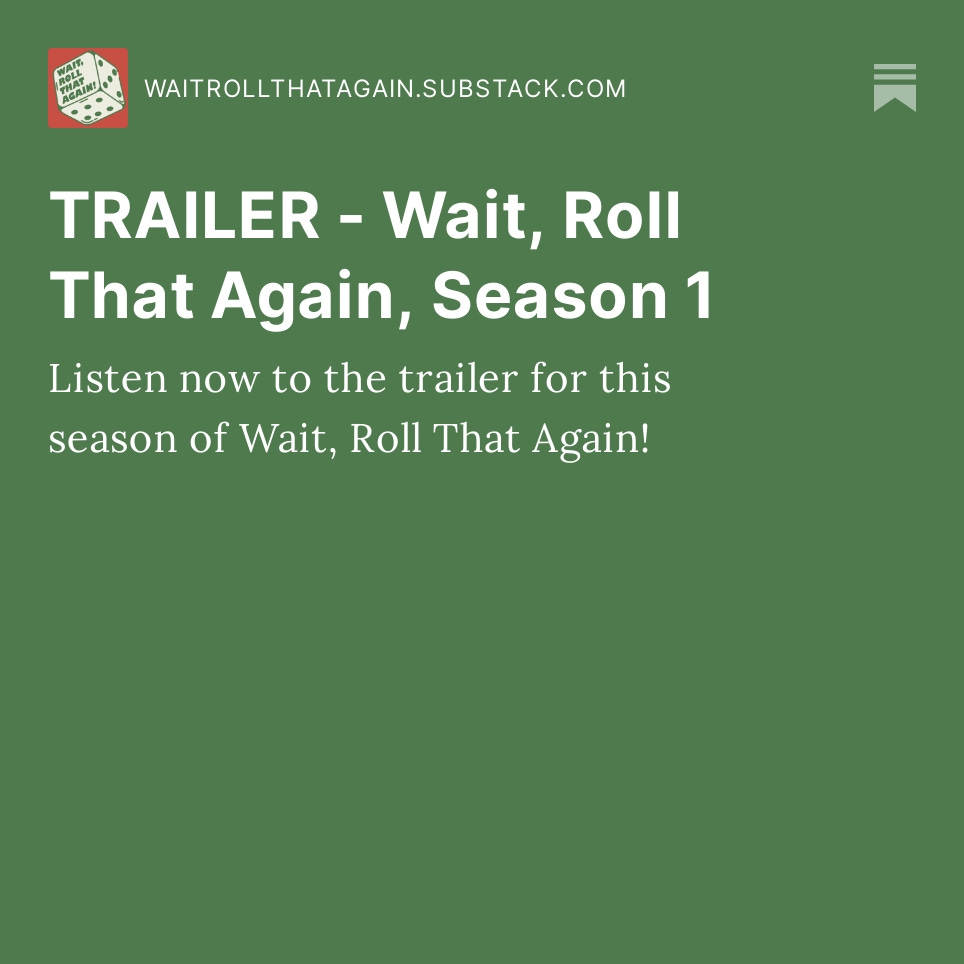 WaitRollThatAgn's tweet image. Our Trailer is Out! 

The world of #ttrpg design seems confusing from the outside, so join host Alex as he tries to make his fist ever game!

You'll hear from experienced Game designers as they share their processes, and see how Alex puts it into practice! #KiwiRPG