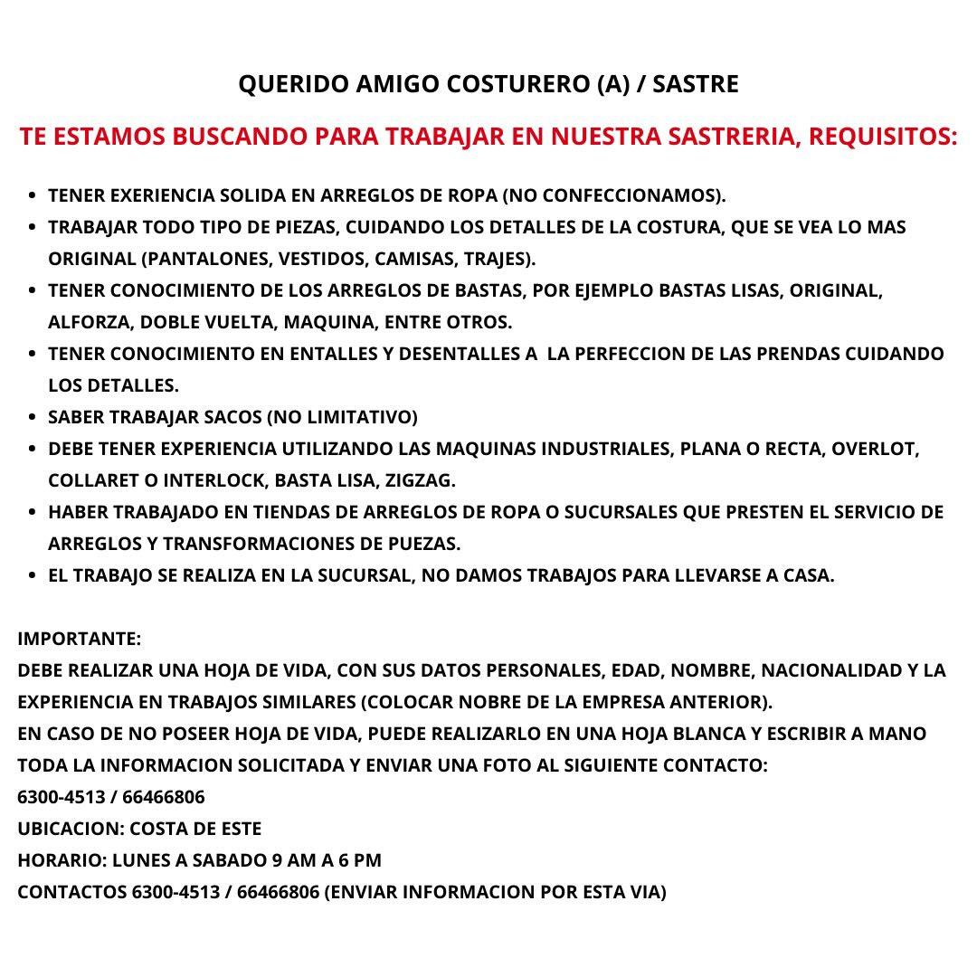 Oportunidad de Empleo
☎️ 6300-4513
.
.
. 
#venezolanospty #venezolanosenpty #empleo #medicinas #salud #alquileres #habitaciones #serviciopublico #ayudas #vacantes #Panama #venezolanosenPanama #ventas #venezolanosenelextranjero #venezolanosenelmundo #venezuela #venezolanos