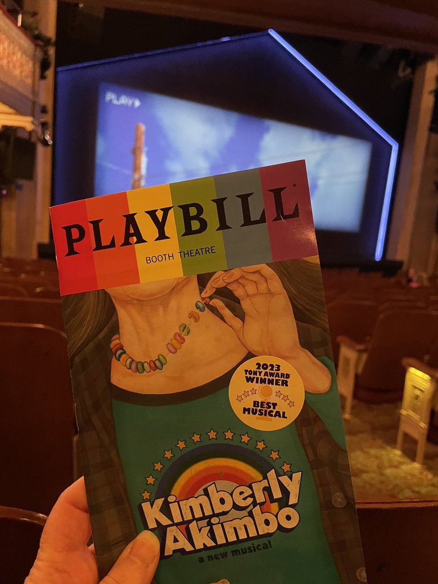 EllynMichele's tweet photo. 2023 Tony Winner Best Musical 🌈🌈🌈🌈🌈@AkimboMusical https://t.co/1rOIlBq2WF
