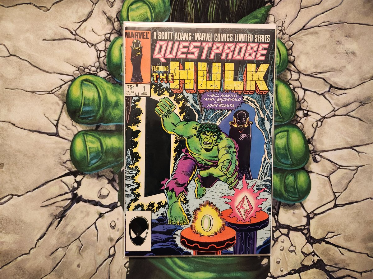 Apollokid3000's tweet photo. Questprobe #1 featuring The Hulk. A recent pick-up from the oldest LCS in my neck of the woods. 

#MarvelComics
#Questprobe 
#OldComicBookDay
#Hulk https://t.co/cBtH6gGrUu