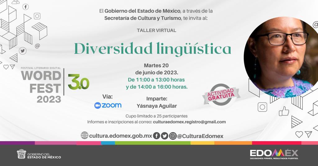 ivetiga's tweet photo. ¿Quieres formar parte de los talleres impartidos por @YasnayaEG, @anaclavel99 y Lorenza Espíndola?

Envía un correo a culturaedomex.registro@gmail.com y forma parte de esta comunidad de escritura y literatura digital.

CUPO LIMITADO https://t.co/VmFjSSE181